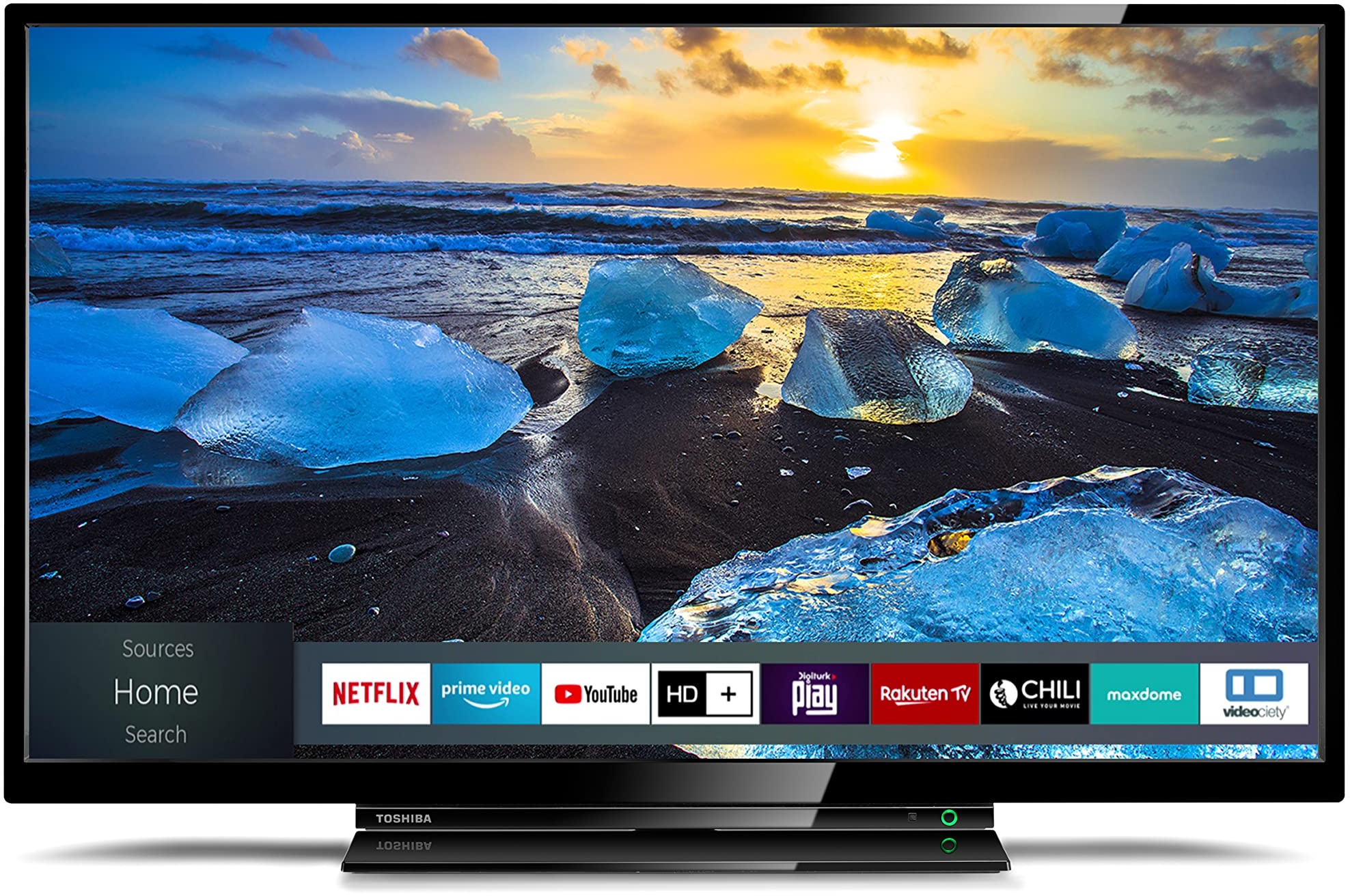 Toshiba 32L3163DAS 32 Zoll Fernseher / Smart TV (Full HD, HDR, Triple-Tuner) - 6 Monate HD+ inklusive, Schwarz