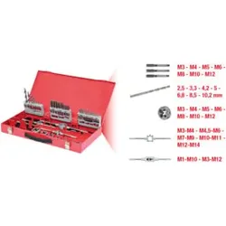 KS Tools HSS Gewindeschneidwerkzeug-Satz, 44-teilig