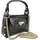 toscanto Leder Umhängetasche Toscanto Tasche schwarz metallic ca. 18cm | Gr.: onesize