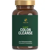 VITACTIV Colon Cleanse - 100 Kapseln, Vegan - Flohsamenschalen, Calcium & D3