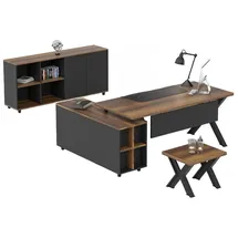 aea Bürotisch Schreibtisch Tisch Executive Desk Multifunktionstisch Büroeinrichtung