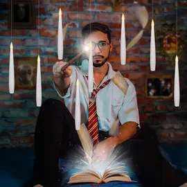 FHS International FHS LED Kerzen schwebend 10er-Set