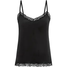 Hunkemöller Velvet lace cami Pyjama Schwarz XL
