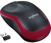 Wireless Mouse M185, Maus - rot, Retail