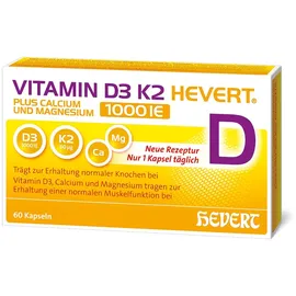 Hevert-Arzneimittel Vitamin D3 K2 Hevert Kapseln 60 St.