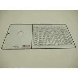 Optimum Label B50GSM  Vorschubgeschwindigkeit