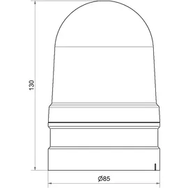 Werma Signalleuchte Midi TwinFLASH 261.320.70 2St.