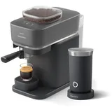 Philips Baristina Espressomaschine BAR303/60 Schwarzgrau inkl. Milchaufschäumer