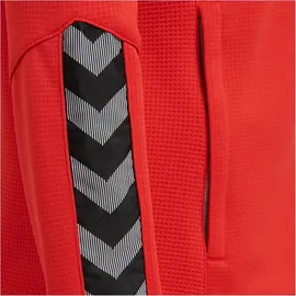 hummel Authentic Poly Zip Hoodie Woman, True Red XS