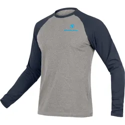 Endura One Clan Raglan Langarmshirt ink blue 2XL