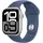 Apple Watch Series 10 GPS + Cellular 42 mm Aluminiumgehäuse silber Sportarmband denim M/L
