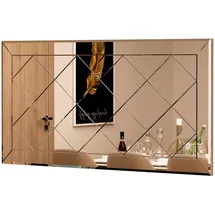 moebel17 Spiegel Bronze, Holzwerkstoff, rechteckig, 120x60x2.2 cm