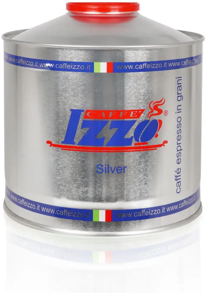 IZZO | Espresso Napoletano (Silver) - 1 kg Bohnen - Mühlenaufsatz