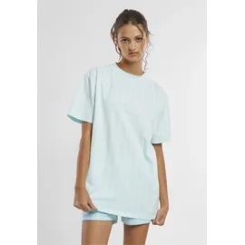 Karl Kani Small Signature Essential Pinstripe OS Tee - blau,