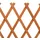 vidaXL Garten-Rankzaun 150 x 80 cm Orange/Holz