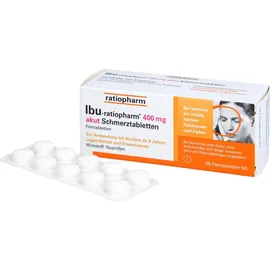 Ratiopharm Ibu-ratiopharm 400 mg akut Schmerztabletten 50 St.
