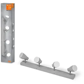 LEDVANCE LED-Spot SPOT PEAR GREY 4058075826557 4,3 W GU10 warmweiß 4 St.