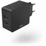 Hama 210575 LADEG., 2 FACH USB-C+A, 30W