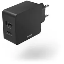 Hama 210575 LADEG., 2 FACH USB-C+A, 30W