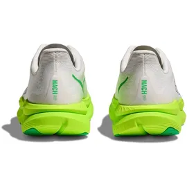 HOKA Mach 6 Herren Regular Weiß / Neon Lime 45,5