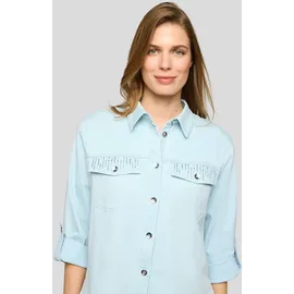 Rabe Hemdbluse blau 48