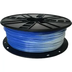 WhiteBOX 3D-Filament  PLA Temperatur-Farbwechsel blau-weiss 1.75mm 1000gSpule