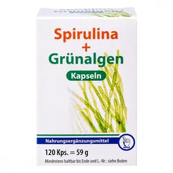 Spirulina + Grünalgen Kapseln