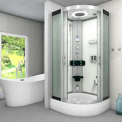 Dampfdusche Duschkabine Sauna Dusche D58-50M2-EC 90x90 cm mit 2K Scheiben Versiegelung