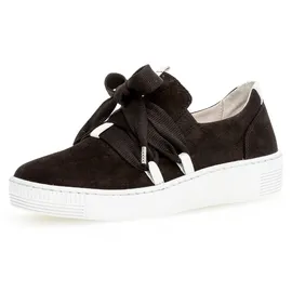 Gabor Damen, Low-Top Sneaker, Slipper, Schnürschuh mit aufgesetzter Zierschnürung