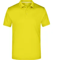 James & Nicholson Herren Poloshirt High Performance Funktionspolo gelb,