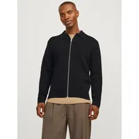 JACK & JONES JACK&JONES Herren JPRBLAMILANO Stitch Knit Cardigan SN Strickjacke, Black, Medium