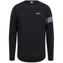 Rapha trail windblock schwarz grau - S