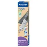 Pelikan Twist eco Tintenroller grey, geeignet für Rechts- und Linkshänder, Faltschachtel (824644)