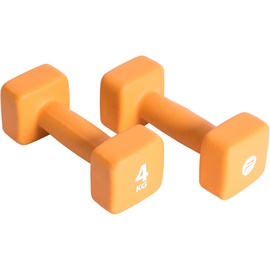 Pure2Improve Kurzhantel-Set 2×4 kg Neopren Orange