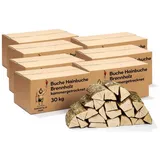 Neandertaler Feuer Kaminholz Brennholz Buche Grillholz Hartholz Buchenholz Feuerholz Holz, 210 kg 210 kg