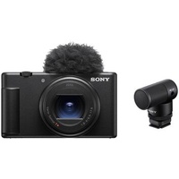 Sony Vlog-Kamera ZV-1 II + Bluetooth Mikrofon ECM-G1