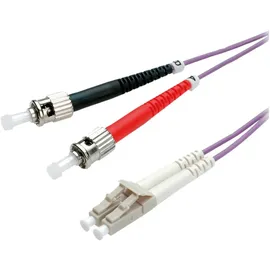 Value LWL-Kabel LC/ST, violett,