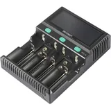 VOLTCRAFT IPC-4 Rundzellen-Ladegerät LiIon, LiFePO, NiMH, NiCd, LiFePO4 A, Mignon (AA), Micro (AAA), Mini (AAAA), Baby