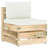 vidaXL Modulares Mittelsofa 3074509  Grün