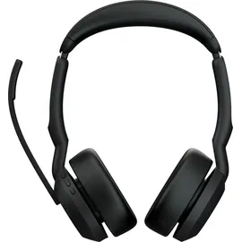 JABRA Evolve2 55 UC Stereo USB Headset schwarz USB-C Ladestation