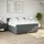 vidaXL Boxspringbett 180 x 200 cm Dunkelgrau