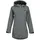 Weather Report Softshelljacke "LILAN", Damen, Gr. 44, grau (dunkelgrau), 96% Polyester, 4% Elasthan, unifarben, normal, hoch geschlossener Ausschnitt, Jacken Softshelljacke, mit verschweißten Nähten