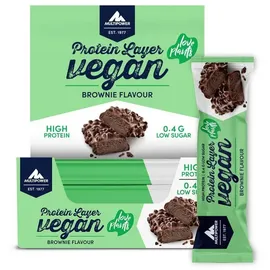 Multipower Vegan Protein Layer Haselnuss Nougat Riegel 15 x 55 g