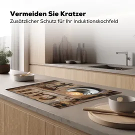 onlywow Herdabdeckplatte, Café | Gr.: 78 x 52 cm,
