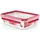 Emsa Frischhaltedose rechteckig rot 16,7 cm x 22,6 cm x 7 cm 1,1 l 4-teiliges Set
