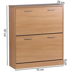 FineBuy Schuhkipper 75 x 87 x 24 cm