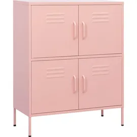 vidaXL Lagerschrank 80 x 101,5 x 35 cm Rosa