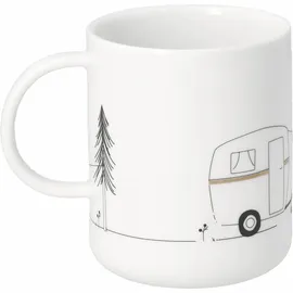 räder Geschenktasse Camping 0,3 l Weiß