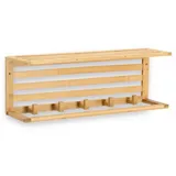 Zeller Wandregal 57 x 15 x 20 cm Bambus