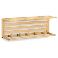 Zeller Wandregal 57 x 15 x 20 cm Bambus